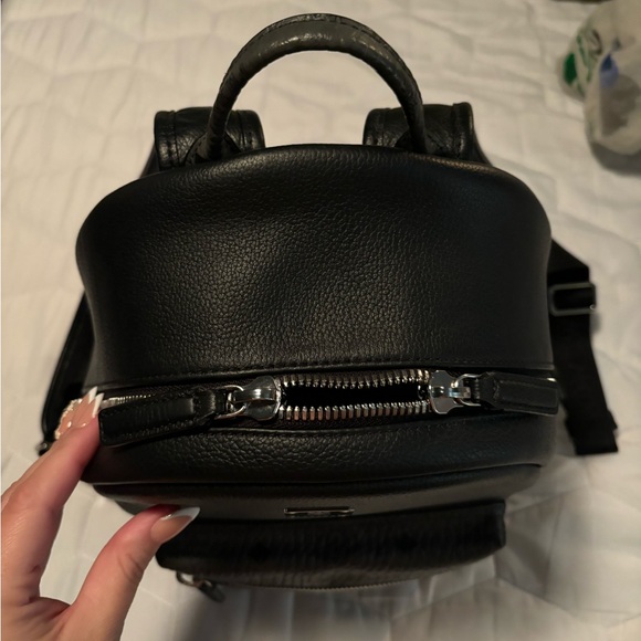 MCM Stark Visetos Top Handle Backpack Bookbag - Picture 4 of 13